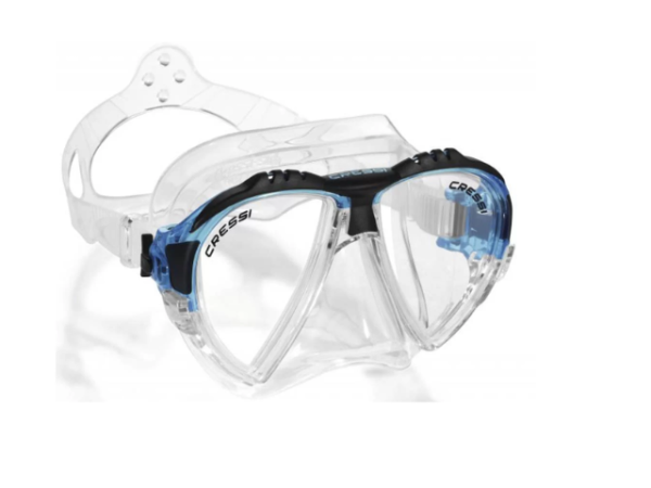 VISOR BUCEO CRESSI MATRIX TRANS/AZUL ITALY